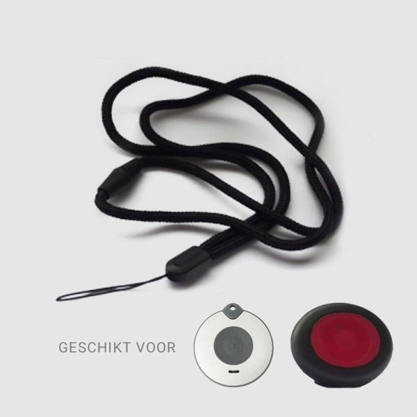 alarmknop voor ouderen csi halskoord rode en witte knop