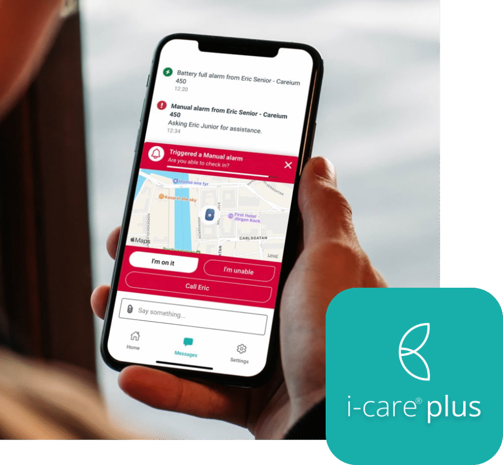 App i-care plus voor pakket Zonder Grenzen